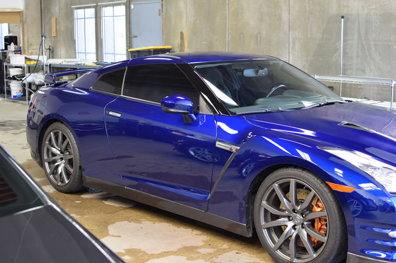 GTR Dark Blue full wrap pkg cera-luxe tint