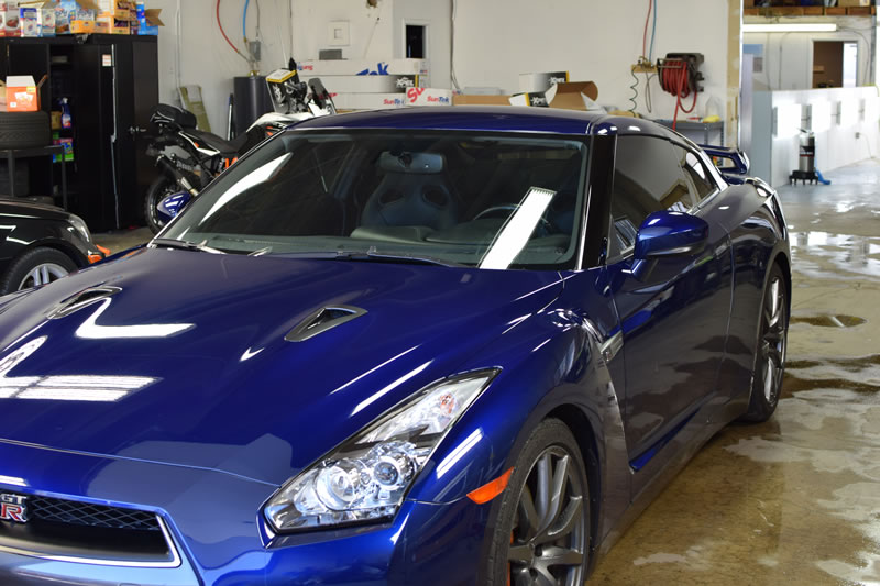 GTR Dark Blue full wrap pkg cera-luxe tint