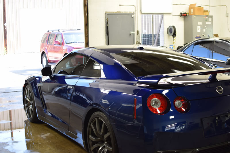 GTR Dark Blue full wrap pkg cera-luxe tint