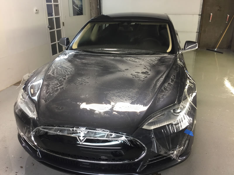 Tesla Full Wrap and Opticoat