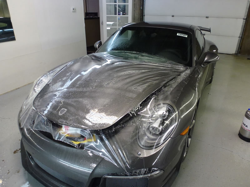 911 GT3 full wrap grey