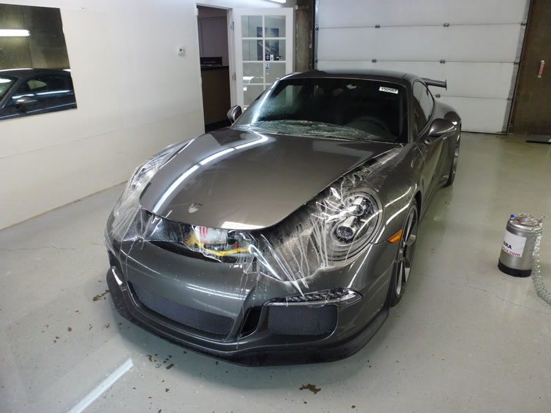 911 GT3 full wrap grey