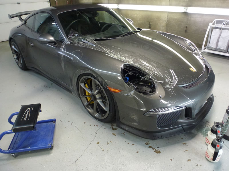 911 GT3 full wrap grey