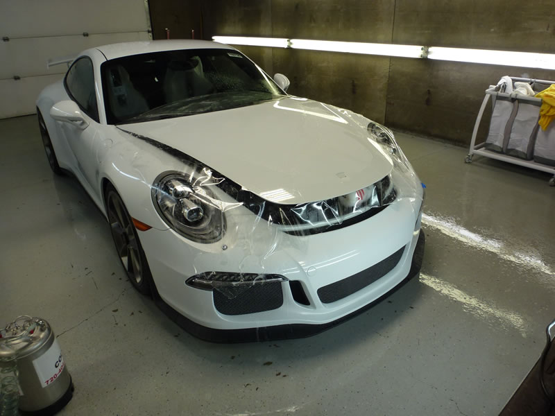 911 GT3 full wrap white