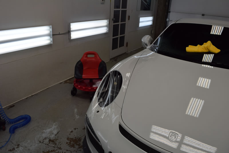 Porsche GT3 full wrap pkg White