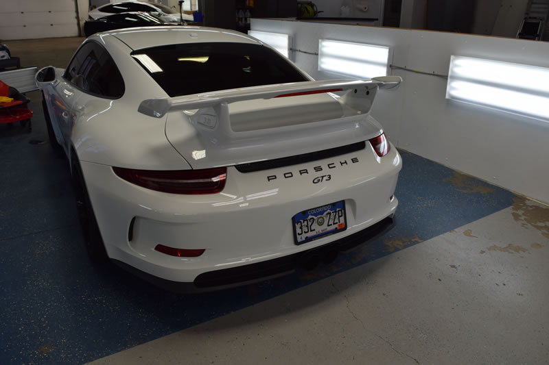 Porsche GT3 full wrap pkg White