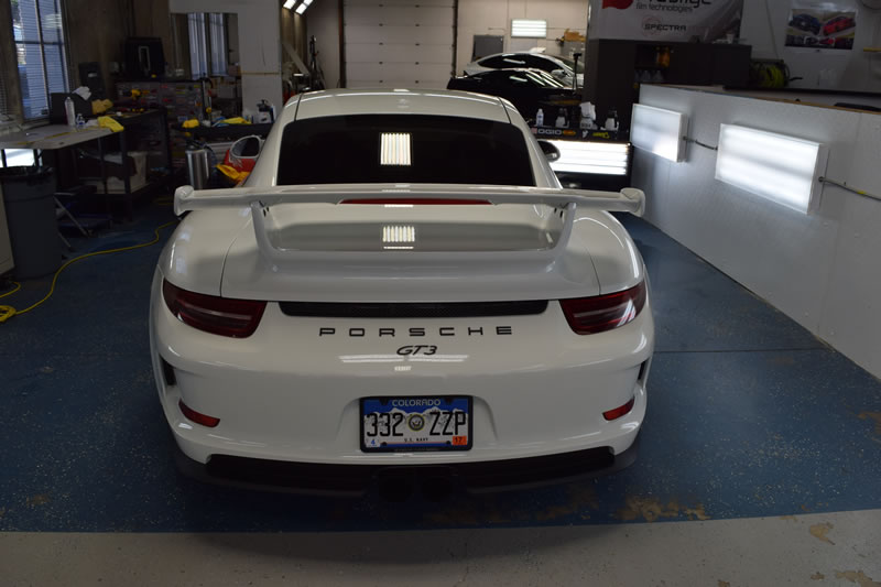 Porsche GT3 full wrap pkg White