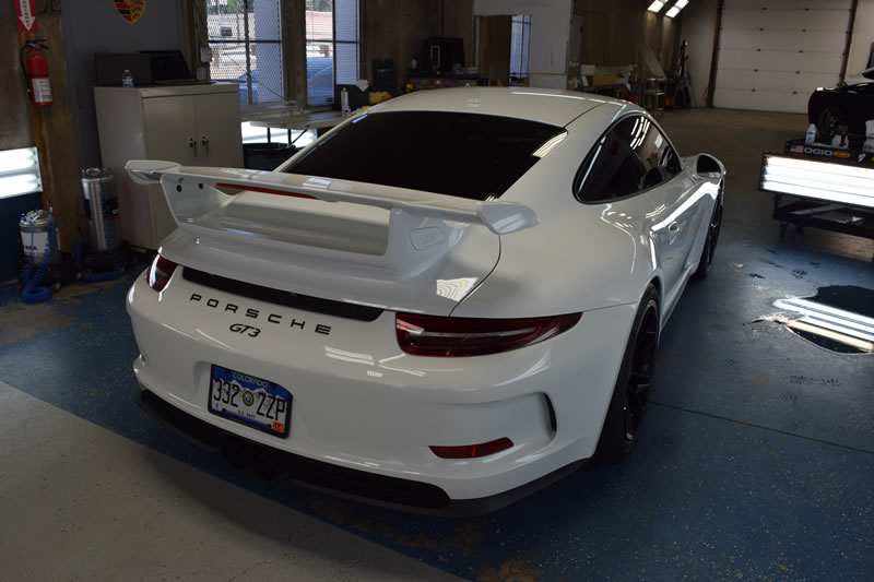 Porsche GT3 full wrap pkg White