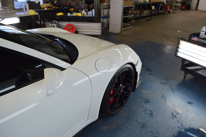 Porsche GT3 full wrap pkg White