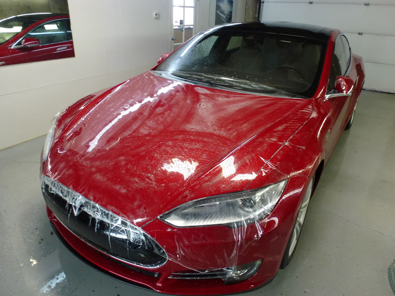 2015 tesla model s full wrap pkg