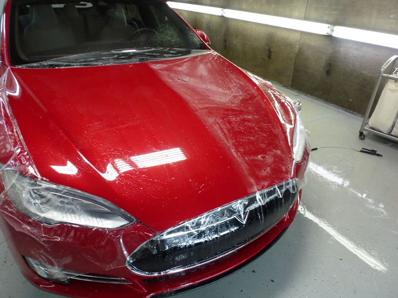 2015 tesla model s full wrap pkg