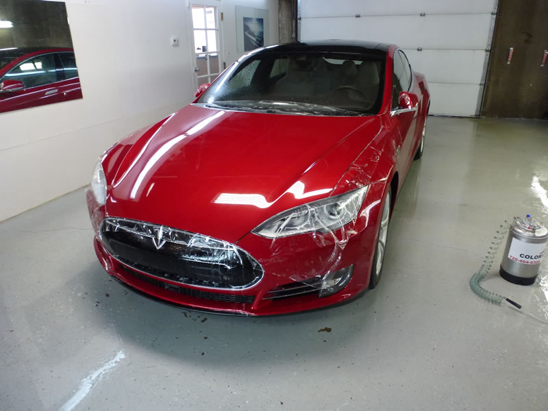 2015 tesla model s full wrap pkg