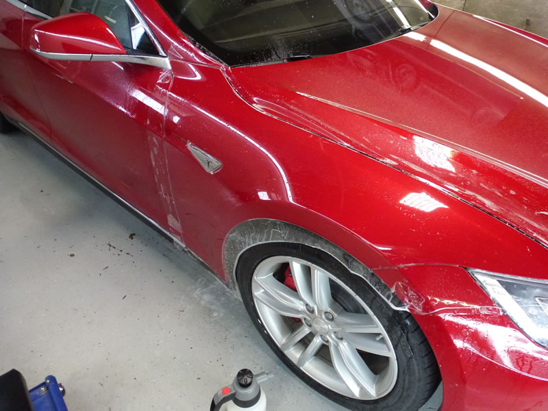 2015 tesla model s full wrap pkg