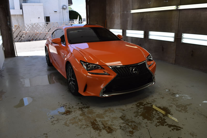 Lexus RC350 Orange