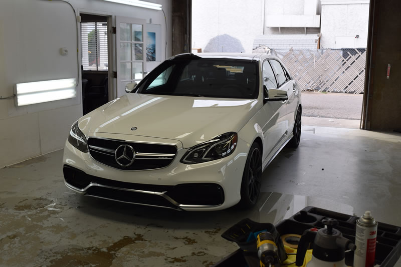 Mercedes E63 AMG 18 plat and bumper