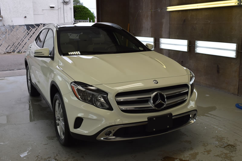 Mercedes GLA 250 18 plat and bumper