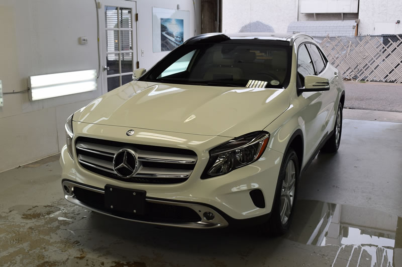 Mercedes GLA 250 18 plat and bumper