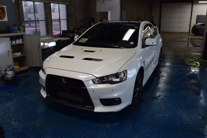 Mitsubishi Evo final edition 18 plat and bumper