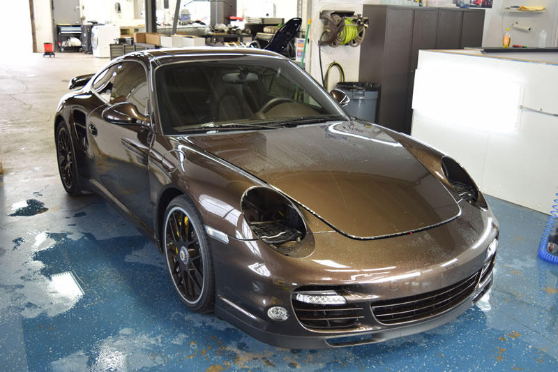 Porsche 911 Turbo Brown