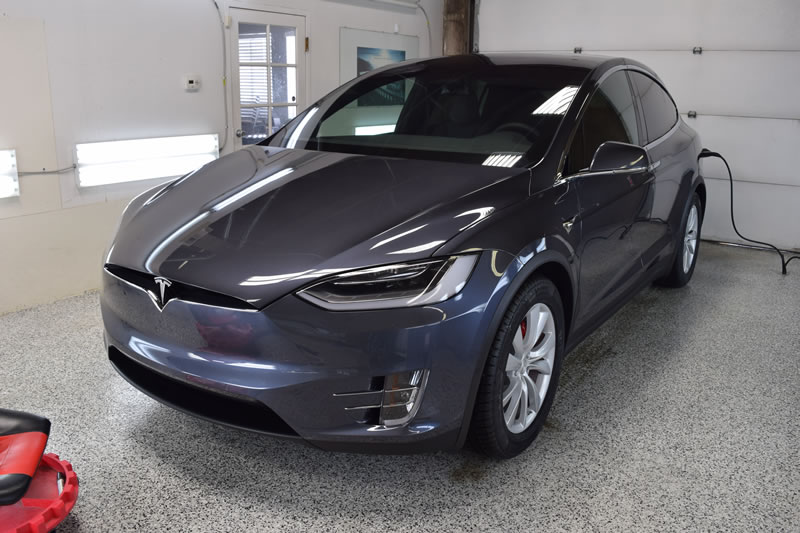 Tesla Model S Blue-Grey