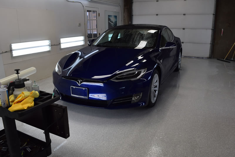 Tesla Model S Blue