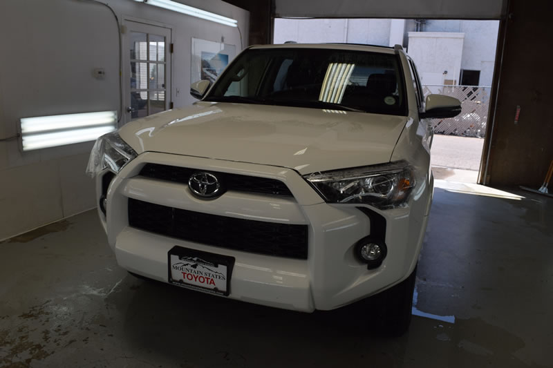 Toyota 4runner plat and bumper White