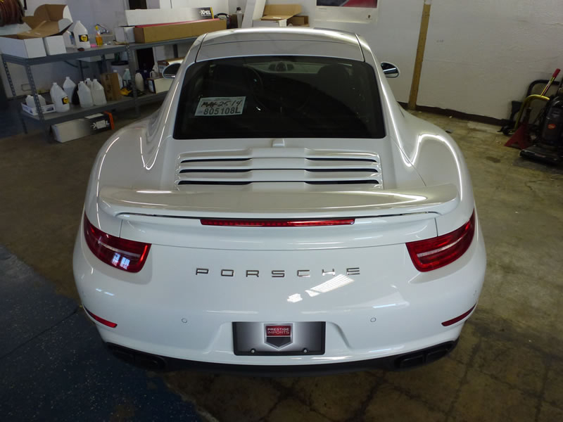 Ceramic Coating White Porsche