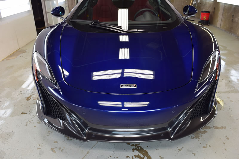Blue McLaren 650S