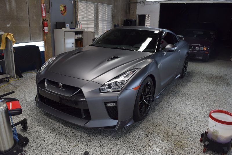 Nissan GT-R full car SunTek matte clear bra