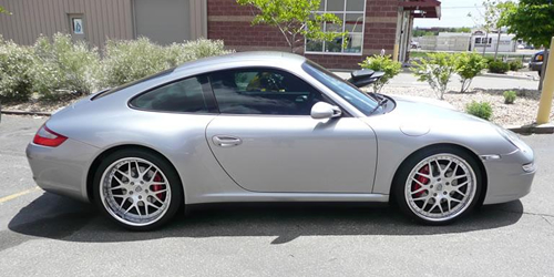 Silver Porsche