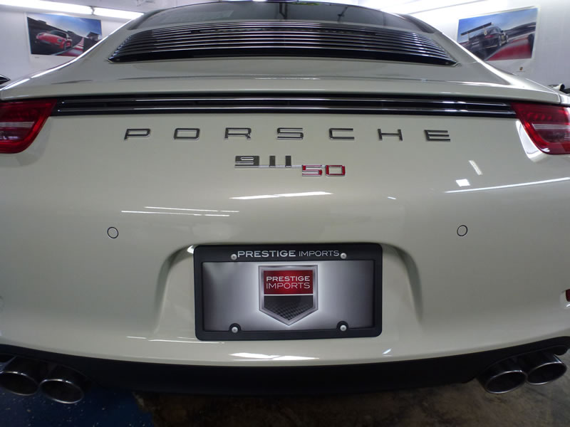 Back end of a Porsche 911