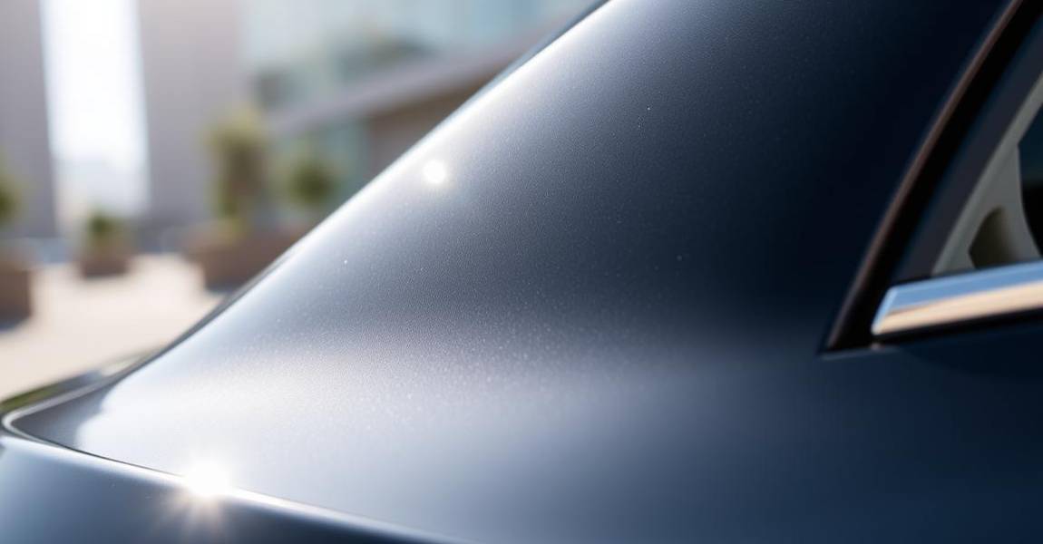  suntek reaction products on car