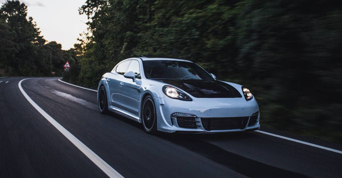 white car with Nano Ceramic Coatings Eco-Friendly