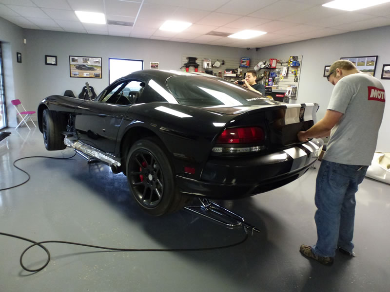 ART Dodge Viper Carbon Fiber Wrap