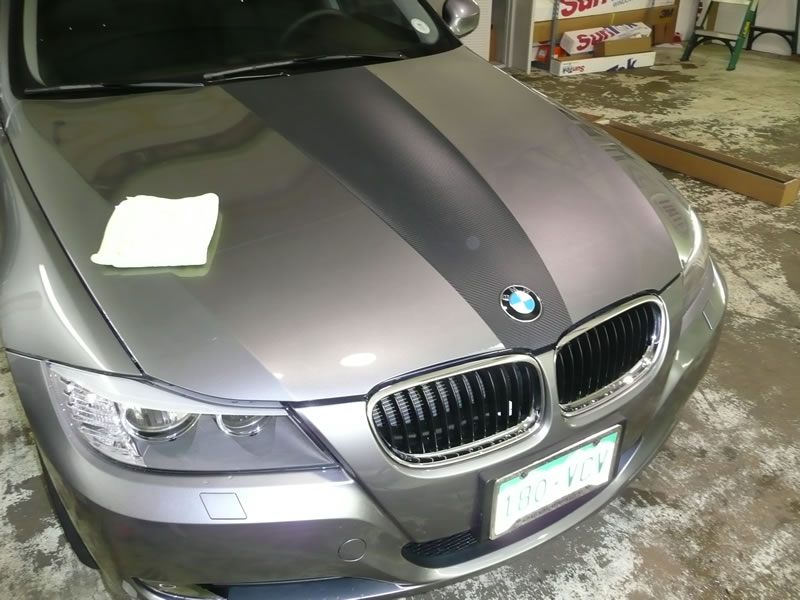 BMW 328 Carbon Fiber Wrap