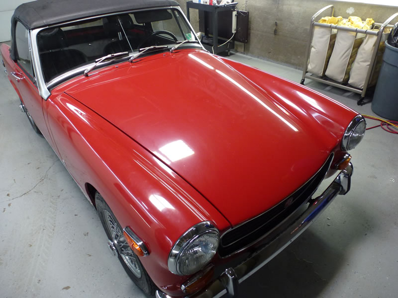 MG Midget Full detail with paint correction