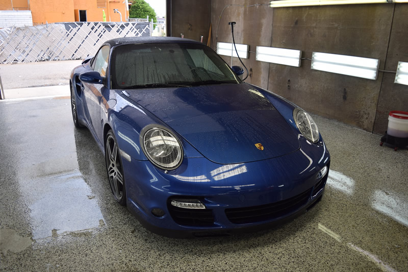 Blue Porsche 997 Turbo Ultimate PKG
