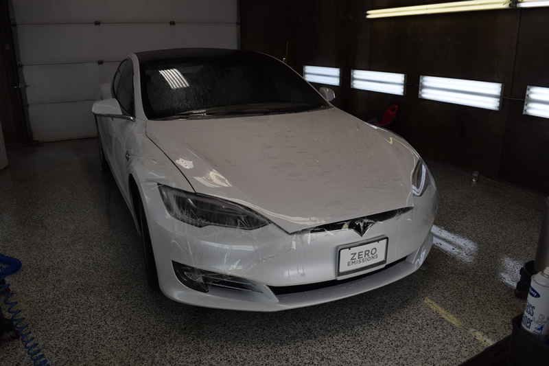 White Model S Ultimate PKG