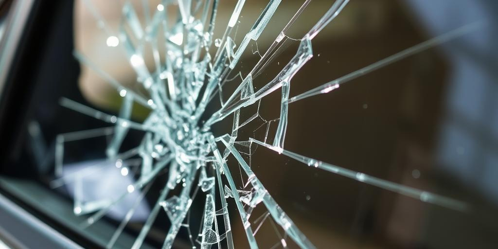 broken car window