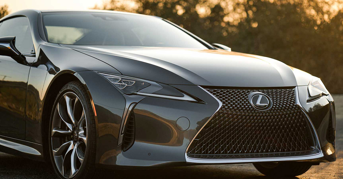 3m Clear Bra (Paint Protection Film) and Ceramic Coating on a black Lexus car